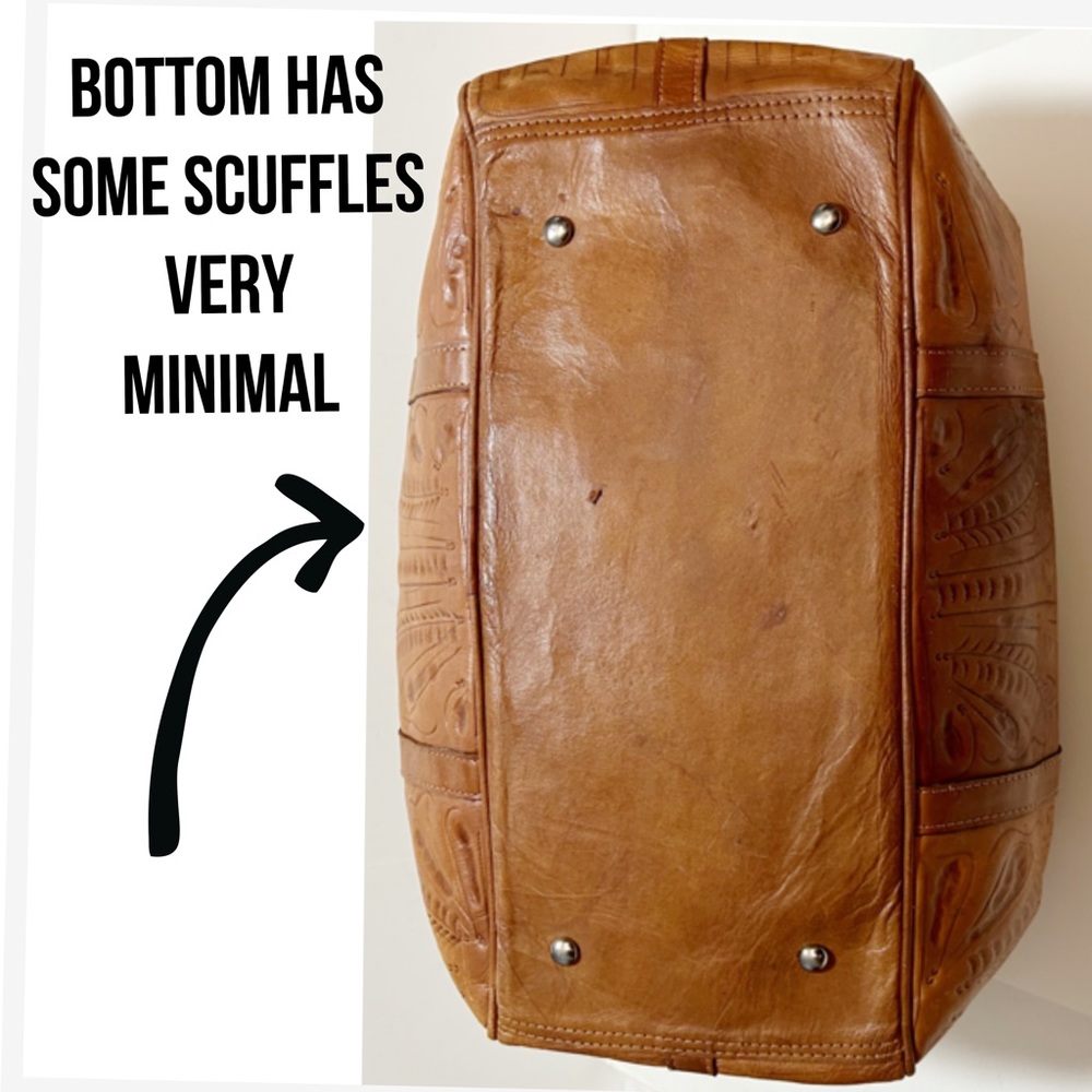 Force Ten Classic, Authentic Hand Made Genuine Leather Large Duffle Bag- UNISEX - Picture 7 of 10